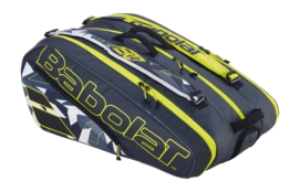 Sac de Tennis Babolat Unisex RH X 12 Pure Aero Grey Yellow White