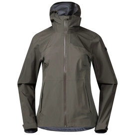 Jacke Bergans Oslo 3L Lite Green Mud Damen