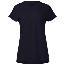 T-Shirt Bergans Oslo Wool Dunkelblau Damen