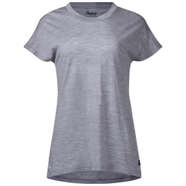 T-Shirt Bergans Femme Oslo Wool Grey Mel