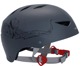 Casque Nijdam Deluxe Antraciet Noir Rouge