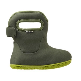 Winterlaars Baby Bogs Classic Solid Olijf