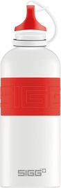 Water Bottle Sigg Cyd Pure 2.0 White Touch 0.6L Red