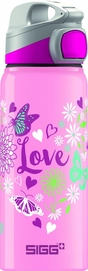Waterfles Sigg Miracle Alu Love 0.6L Pink