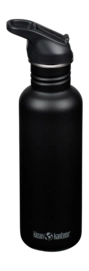 Water Bottle Klean Kanteen Classic 800ml Flip Seal Sport Cap Black