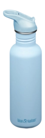 Water Bottle Klean Kanteen Classic 800ml Flip Seal Sport Cap Clear Sky