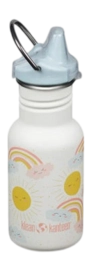 Wasserflasche Klean Kanteen Classic Narrow 355ml Sippy Cap Kinder Rainbows