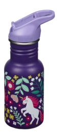 Waterfles Klean Kanteen Kids Classic Narrow 355ml Flip Seal Sport Cap Leaping Unicorns