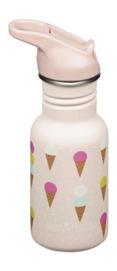 Waterfles Klean Kanteen Kids Classic Narrow 355ml Flip Seal Sport Cap Ice Cream