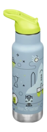 Bouteille Isotherme Klean Kanteen Enfant Classic Narrow 355ml Flip Seal Sport Cap Launch Plan