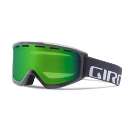 Skibril Giro Index Black Wordmark Loden Green
