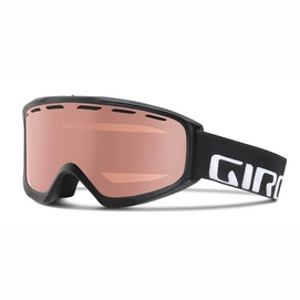 Skibril Giro Index Black Wordmark Polarized Rose