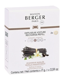 Car Perfume Kit Maison Berger Refill Splendeur Vanillée 2 Pieces
