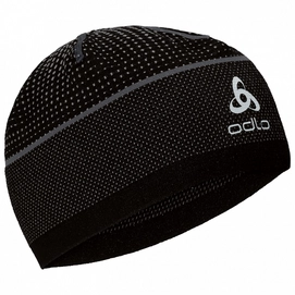 Mütze Odlo Hat Velocity Ceramiwarm Black Odlo Steel Grey