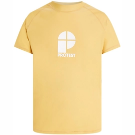 T-Shirt de Bain Protest Homme Cater Rashguard Short Sleeve Butter Yellow