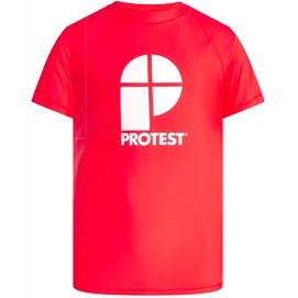 T-Shirt Protest Boys Berent Jr Rashguard Short Sleeve Rouge-Taille 104