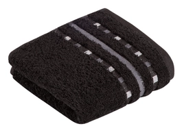 Guest Towel Vossen Atletico Black (Set of 6)