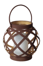 Laterne Luxform Solar Swing Rust Brown 8 Lumen