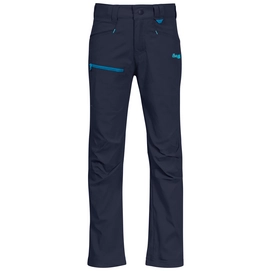 Hose Bergans Lilletind Lite Softshell Navy Polar Blue Lite Polar Blue Kinder