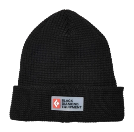 Beanie Black Diamond Double Waffle Beanie Black