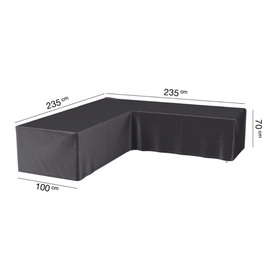 Loungesethoes AeroCover Anthracite L (235 x 235 x 100 x H70 cm)