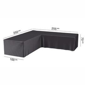 Loungesethoes AeroCover Anthracite L (255 x 255 x 100 x H70 cm)