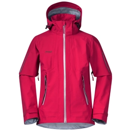 Jas Bergans Girls Sjoa 3L Shell Dark Sorbet Aluminium Jam