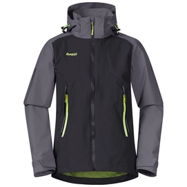 Jacke Bergans Sjoa 2L Solid Charcoal Solid Dark Grey Sprout Grey Kinder