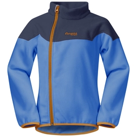 Fleecejacke Bergans Ruffen Fleece Blau Kinder