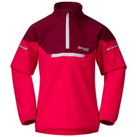Fleecejacke Bergans Ruffen Lite Softshell Anorak Pink Kinder