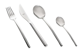 Besteckset Mepra Due Silber (24-teilig)