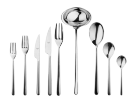 Cutlery Set Mepra Linea Silver (75-Piece)