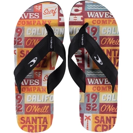 Flip Flops O'Neill Imprint Pattern Red