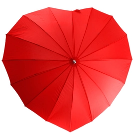 Paraplu Blooming Brollies Boutique Heart Shaped Red