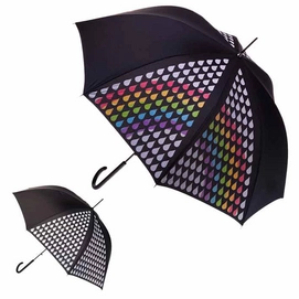 Paraplu Blooming Brollies Poppy Colour Change Black Multi