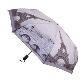 Paraplu Blooming Brollies Paris Black White