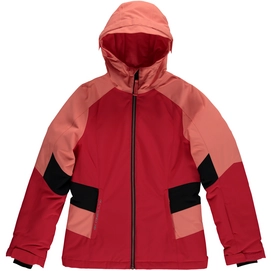 Ski Jacket O'Neill Solo Girls Hibiscus Red