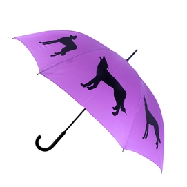 Regenschirm Blooming Brollies San Francisco Wolf Black Purple