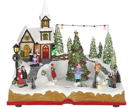 Luville Little Village In Book Battery Operated