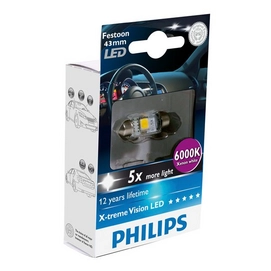 LED Verlichting Philips X-tremeVision 6000K 10,5x43mm