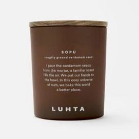 Scented Candle Luhta Home Sopu Brown 150g