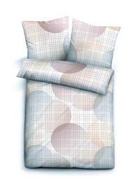 Bettwäsche Biberna Maco-Baumwoll-Single-Jersey Taupe
