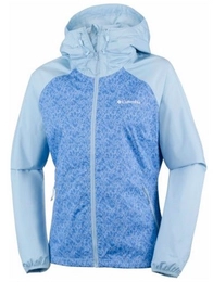 Veste Columbia Ulica Jacket Oxygen Flora Lines Print Bleu