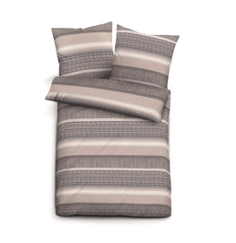 Bettwäsche Biberna Alexander Taupe Jersey