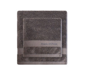 Gästehandtuch Marc O'Polo Melange Marine Earth Brown
