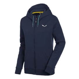 Veste Salewa Solidlogo 2 Full Zip Hoody Women Night Black