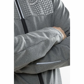 Fietsjack Craft Men Rime Dark Grey Melange Silver