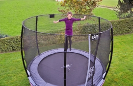 Trampoline EXIT Toys Elegant 305 Purple Safetynet Economy