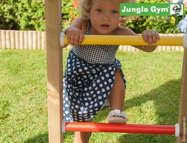 Speelset Jungle Gym Jungle Hut + Climb X'tra Geel