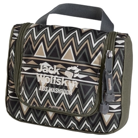 Toiletry Bag Jack Wolfskin Kids Washroom Green Navajo